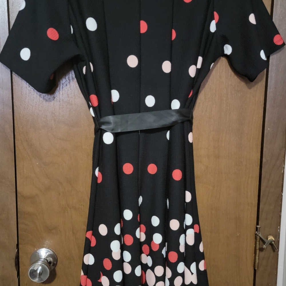 Polka dot spring dress